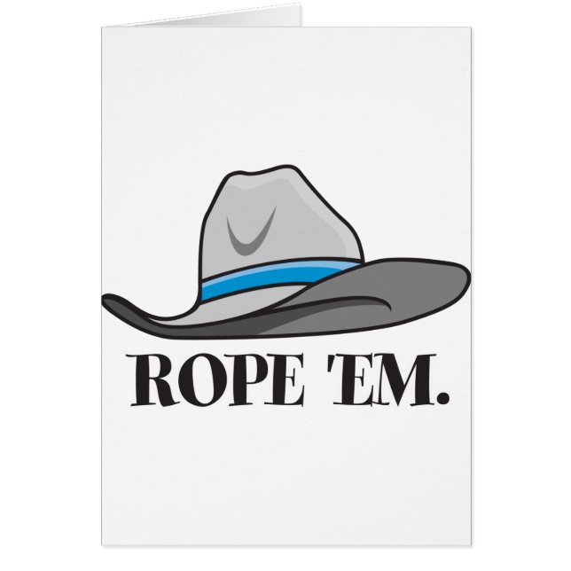 Rope 'em cowboy (Frente)