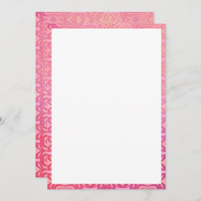 rosa abstracto de patrón (Anverso / Reverso)