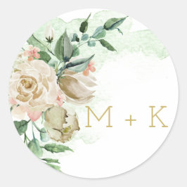 Rosa acuático Sello para sobres Jardín