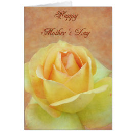 Rosa amarilla del día de la madre