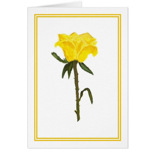 Rosa amarillo (Frente)