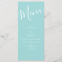 Rosa amarillo claro Menú Boda floral de Aqua Verde