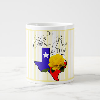 ROSA AMARILLO DEL JUMBO DE TEJAS 20 ONZAS. TAZA DE