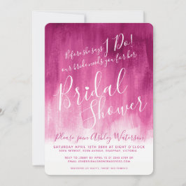 Rosa antes de hacer invitaciones a la ducha de nov