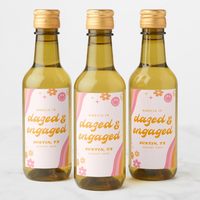 Rosa atónita y Naranja comprometido (Botellas)