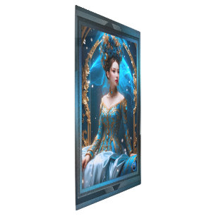 Rosa azul, arte de IA, de Xzendor7