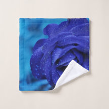 Rosa Azul Floral Único