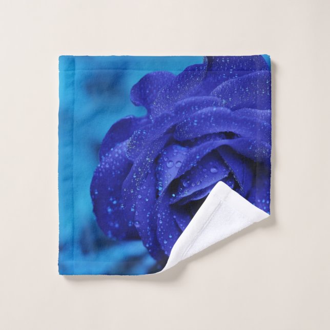 Rosa Azul Floral Único (Toallita)