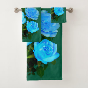 Rosa azul flores azules