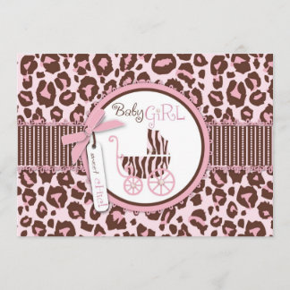Rosa B de la tarjeta de la invitación del chica