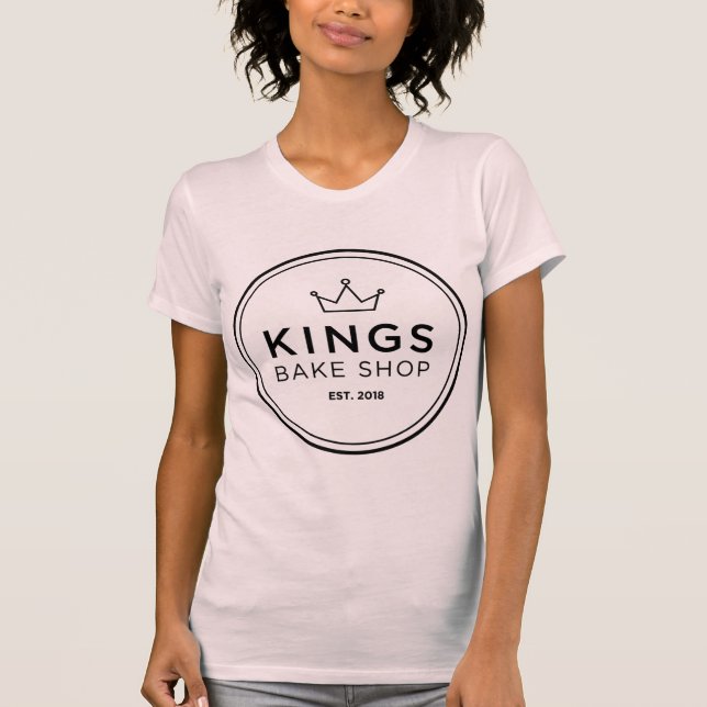 Rosa básico de la camiseta (Anverso)