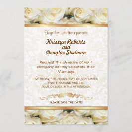 Rosa Blanca - Invitación a la boda