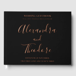 Rosa Boda de Relieve metalizado dorado libro de vi