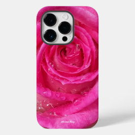 Rosa caliente  iPhone 14 Pro Funda
