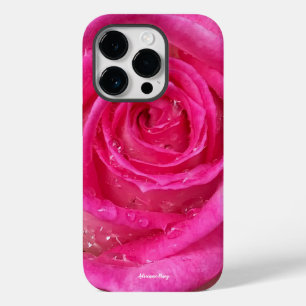 Rosa caliente  iPhone 14 Pro Funda