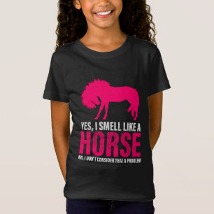 Rosa Caliente Sí Huelo Como Una Camiseta De Caball