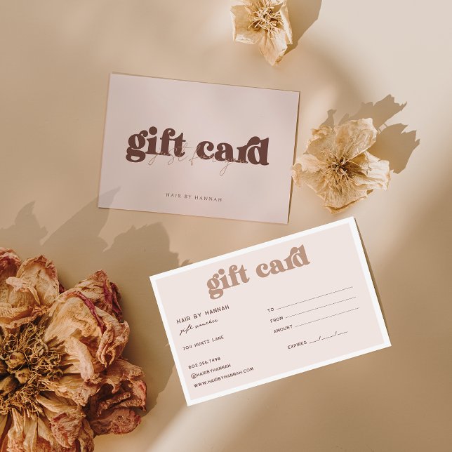 Rosa | Certificado Minimalista moderno de regalo (Subido por el creador)