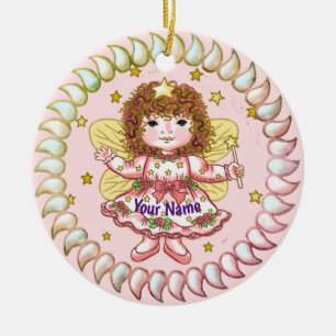 Rosa Chica Ornamento de hadas