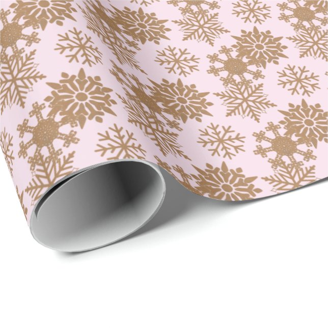 Rosa claro| Papel Rústico para envolver copos de n (Esquina del rollo)