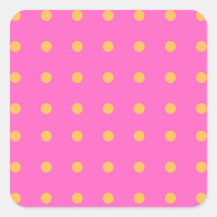 Rosa con Pegatinas Yellow Dots_Fun