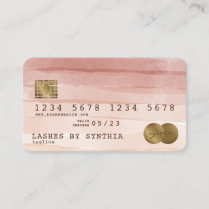 rosa con polvo de oro con diseño de tarjeta de cré