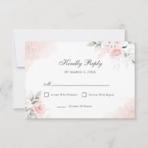 Rosa con Rubor Rosa RSVP