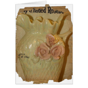 Rosa con textura de papel desgarrado