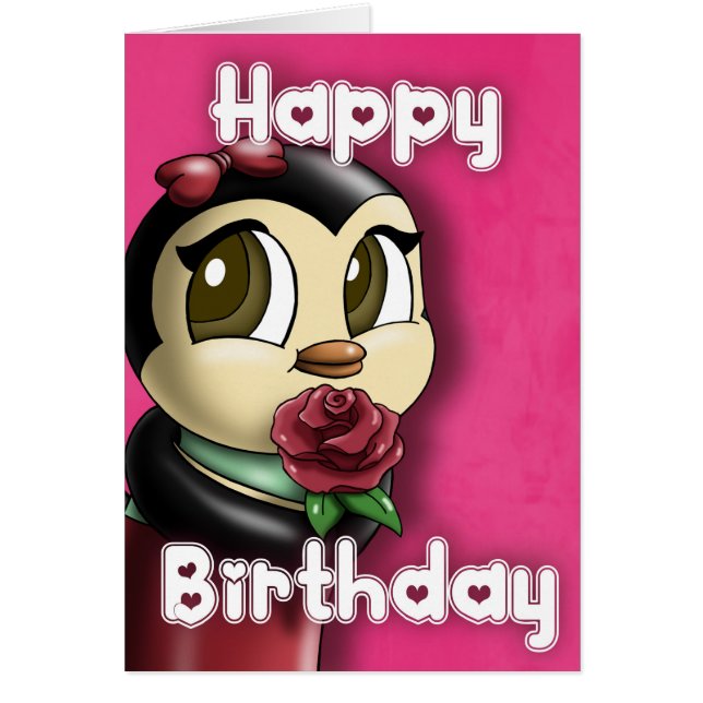 Rosa Cute Penguin (Frente)