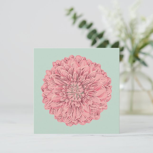 Rosa Dahlie (Anverso de pie)