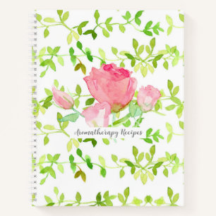 Rosa de Aromaterapia Libro de Aceites Esenciales