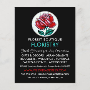 Rosa de arte, florista, publicidad en Floristry