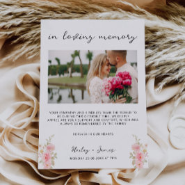 Rosa De Boda En La Plantilla De Rótulo De Memoria