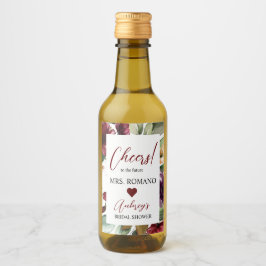 Rosa de Borgoña Mini botella de vino