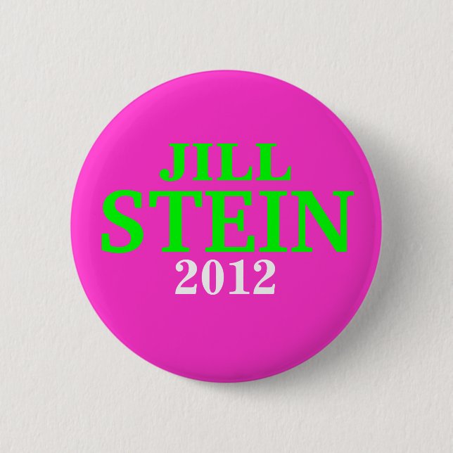 Rosa de botón de Jill Stein 2012 (Anverso)
