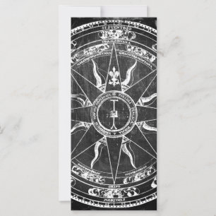 Rosa de brújula antigua