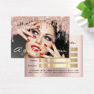 Rosa de certificado de regalo Perforaciones Lazas