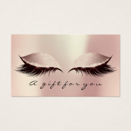 Rosa de certificado de regalo Rubor Lash Extension