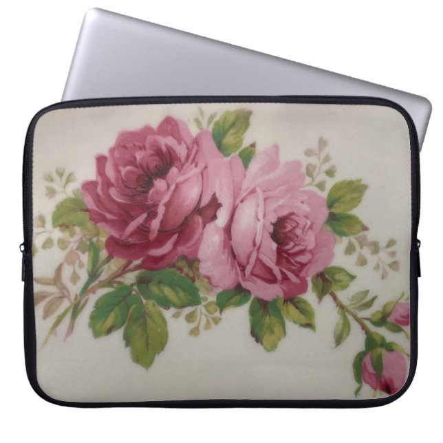 Rosa de col de época Elegancia Bolsa electrónica (Frente)