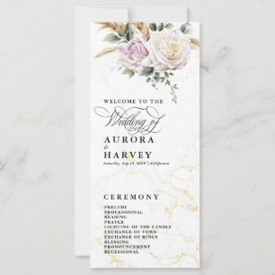 Rosa de color de agua Flores programa de matrimoni