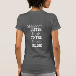 Rosa de Concierto Retro STFU Camiseta de Tex negro