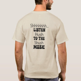 Rosa de concierto retro STFU Camiseta de texto neg