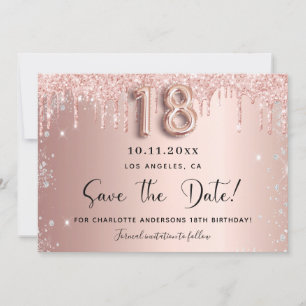 rosa de cumpleaños 18 plata oro salva la tarjeta d
