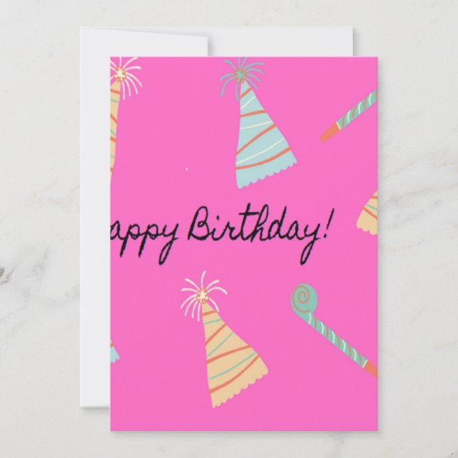 Rosa de cumpleaños feliz (Anverso)