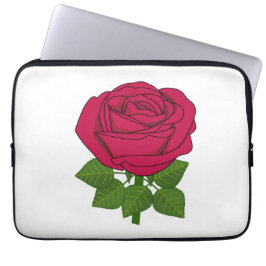 Rosa de flores - rosa púrpura ! funda para portáti