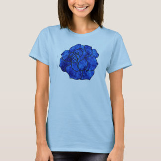 Rosa de fuego azul Tank Top