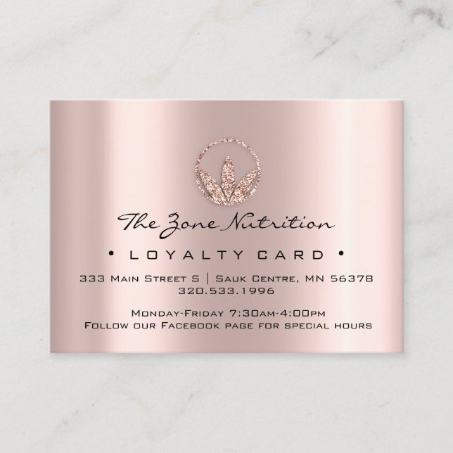 Rosa de hierbas para la salud de la tarjeta de fid (Anverso)