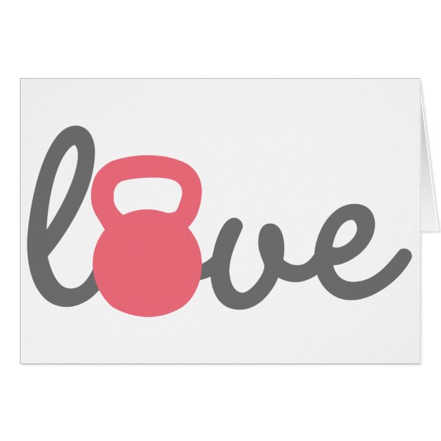 Rosa de Kettlebell del amor (Anverso (Horizontal))