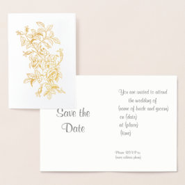 Rosa de la invitación a la boda en el arte de la l