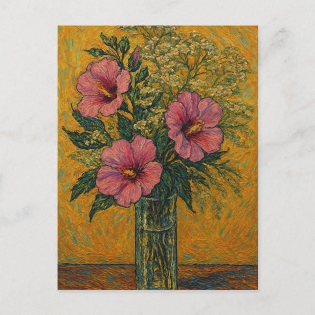 Rosa de la postal de Sharon y Hemlock (Anverso)