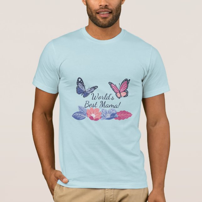 Rosa de lavanda Camisetas de diseño rosa personali (Anverso)